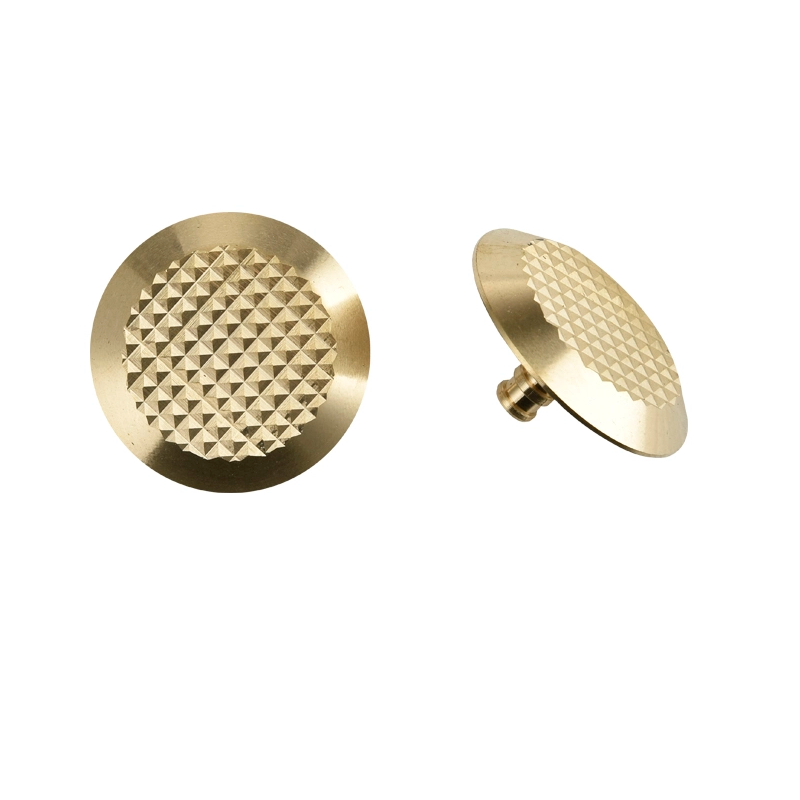 مؤشرات سطح المشي اللمسية من النحاس الماسي ترصيع القباب للستائر RY-DB203