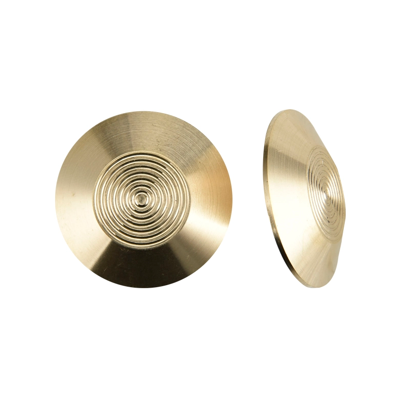 25 مللي متر مؤشرات سطح المشي النحاسية اللمسية رصف ترصيع النقاط القباب للستائر RY-DB211